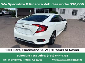 2019 HONDA CIVIC SEDAN 4-CYL, I-VTEC, 2.0 LITER LX SEDAN 4D