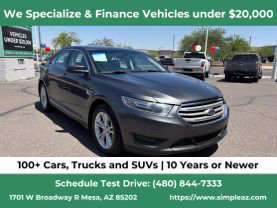 2019 FORD TAURUS SEDAN V6, 3.5 LITER SEL SEDAN 4D