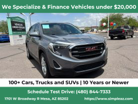 2018 GMC TERRAIN SUV 4-CYL, 1.5 LITER SLE SPORT UTILITY 4D
