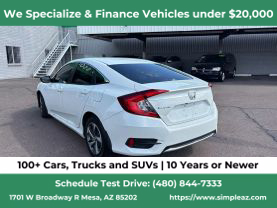 2019 HONDA CIVIC SEDAN 4-CYL, I-VTEC, 2.0 LITER LX SEDAN 4D