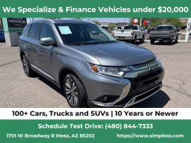 2020 MITSUBISHI OUTLANDER SUV 4-CYL, 2.4 LITER SEL SPORT UTILITY 4D