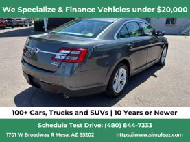 2019 FORD TAURUS SEDAN V6, 3.5 LITER SEL SEDAN 4D