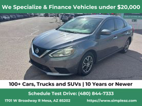 2019 NISSAN SENTRA SEDAN 4-CYL, 1.8 LITER SV SEDAN 4D