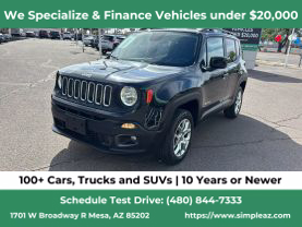2017 JEEP RENEGADE SUV 4-CYL, MULTIAIR, 2.4L LATITUDE SPORT UTILITY 4D