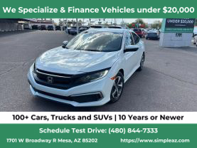 2019 HONDA CIVIC SEDAN 4-CYL, I-VTEC, 2.0 LITER LX SEDAN 4D