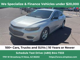 2018 CHEVROLET MALIBU SEDAN 4-CYL, TURBO, 1.5 LITER LS SEDAN 4D