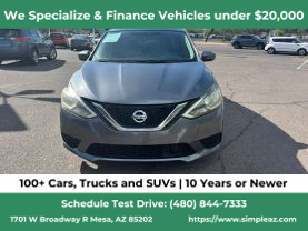 2019 NISSAN SENTRA SEDAN 4-CYL, 1.8 LITER SV SEDAN 4D