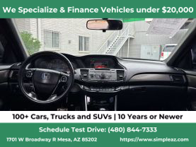 2016 HONDA ACCORD SEDAN 4-CYL, I-VTEC, 2.4 LITER SPORT SEDAN 4D