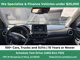 2022 HYUNDAI KONA SUV I4 2.0L GASOLINE UTILITY 4D SEL CONVENIENCE 2.0L I4
