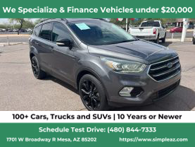 2017 FORD ESCAPE SUV 4-CYL, ECOBOOST, 1.5T TITANIUM SPORT UTILITY 4D