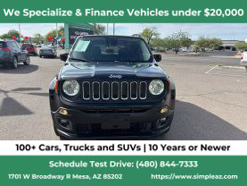2017 JEEP RENEGADE SUV 4-CYL, MULTIAIR, 2.4L LATITUDE SPORT UTILITY 4D