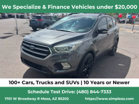2017 FORD ESCAPE SUV 4-CYL, ECOBOOST, 1.5T TITANIUM SPORT UTILITY 4D