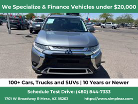 2020 MITSUBISHI OUTLANDER SUV 4-CYL, 2.4 LITER SEL SPORT UTILITY 4D