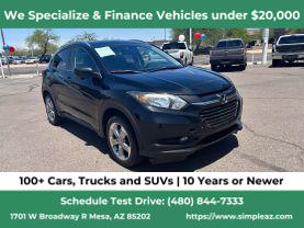 2017 HONDA HR-V SUV 4-CYL, I-VTEC, 1.8 LITER EX-L W/NAVIGATION SPORT UTILITY 4D