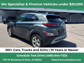 2022 HYUNDAI KONA SUV I4 2.0L GASOLINE UTILITY 4D SEL CONVENIENCE 2.0L I4