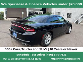 2016 DODGE CHARGER SEDAN V6, 3.6 LITER SE SEDAN 4D