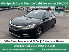 2016 HONDA ACCORD SEDAN 4-CYL, I-VTEC, 2.4 LITER SPORT SEDAN 4D