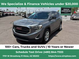 2018 GMC TERRAIN SUV 4-CYL, 1.5 LITER SLE SPORT UTILITY 4D