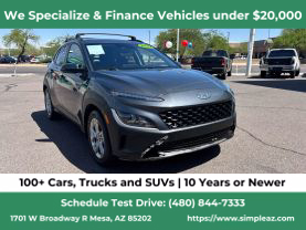 2022 HYUNDAI KONA SUV I4 2.0L GASOLINE UTILITY 4D SEL CONVENIENCE 2.0L I4