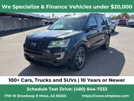 2016 FORD EXPLORER SUV V6, ECOBOOST, TT, 3.5L SPORT SUV 4D
