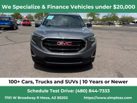 2018 GMC TERRAIN SUV 4-CYL, 1.5 LITER SLE SPORT UTILITY 4D