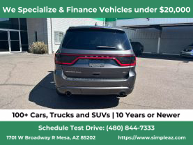 2018 DODGE DURANGO SUV V6, 3.6 LITER GT SPORT UTILITY 4D
