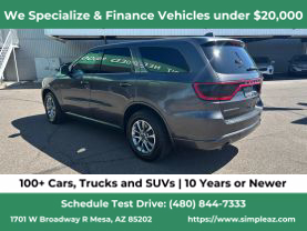 2018 DODGE DURANGO SUV V6, 3.6 LITER GT SPORT UTILITY 4D