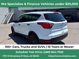2019 FORD ESCAPE SUV 4-CYL, 2.5 LITER S SPORT UTILITY 4D
