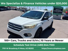 2019 FORD ESCAPE SUV 4-CYL, 2.5 LITER S SPORT UTILITY 4D