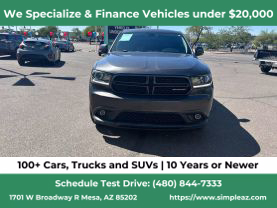 2018 DODGE DURANGO SUV V6, 3.6 LITER GT SPORT UTILITY 4D