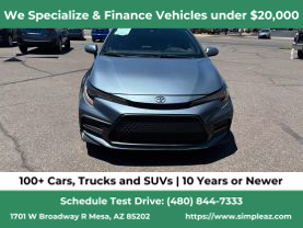 2020 TOYOTA COROLLA SEDAN 4-CYL, 2.0 LITER SE SEDAN 4D