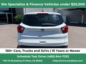 2019 FORD ESCAPE SUV 4-CYL, 2.5 LITER S SPORT UTILITY 4D
