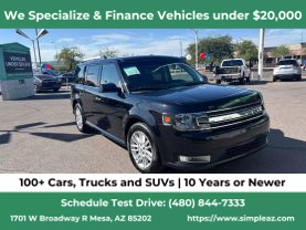 2019 FORD FLEX SUV V6, 3.5 LITER SEL SPORT UTILITY 4D