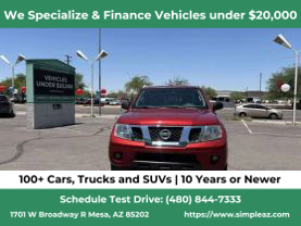 2016 NISSAN FRONTIER CREW CAB PICKUP V6, 4.0 LITER SV PICKUP 4D 6 FT