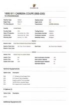 1995 PORSCHE 911 COUPE 6-CYL, 3.6 LITER CARRERA 4 COUPE 2D