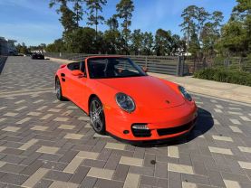 2008 PORSCHE 911 CONVERTIBLE 6-CYL, TURBO, 3.6 LITER TURBO CABRIOLET 2D