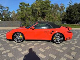 2008 PORSCHE 911 CONVERTIBLE 6-CYL, TURBO, 3.6 LITER TURBO CABRIOLET 2D