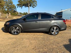 2017 CHEVROLET SONIC SEDAN 4-CYL, TURBO, 1.4 LITER PREMIER SEDAN 4D