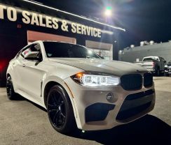 2016 BMW X6 M SUV V8, TWIN TURBO, 4.4 LITER SPORT UTILITY 4D
