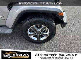 2019 JEEP WRANGLER UNLIMITED SUV V6, VVT, 3.6 LITER SAHARA SPORT UTILITY 4D