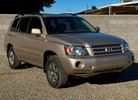 2004 TOYOTA HIGHLANDER SUV V6, 3.3 LITER SPORT UTILITY 4D