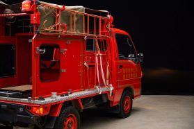 1992 SUBARU SAMBAR TRUCK EN07 FIRE TRUCK