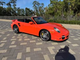 2008 PORSCHE 911 CONVERTIBLE 6-CYL, TURBO, 3.6 LITER TURBO CABRIOLET 2D