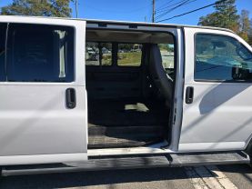 2019 CHEVROLET EXPRESS 3500 PASSENGER PASSENGER V8, FLEX FUEL, 6.0 LITER LT EXTENDED VAN 3D