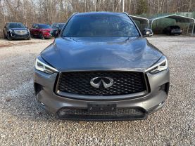 2021 INFINITI QX50 SUV 4-CYL, TURBO, 2.0 LITER LUXE SPORT UTILITY 4D at T&T Repairables - used car dealership in Spencer, Indiana.