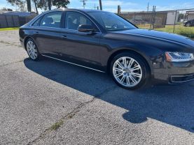 2015 AUDI A8 SEDAN V6, SUPERCHARGED, 3.0 LITER L 3.0T SEDAN 4D