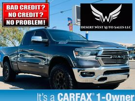 2019 RAM 1500 QUAD CAB - V8, HEMI, 5.7 LITER LARAMIE PICKUP 4D 6 1/3 FT