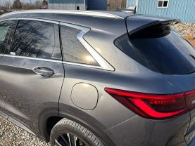 2021 INFINITI QX50 SUV 4-CYL, TURBO, 2.0 LITER LUXE SPORT UTILITY 4D at T&T Repairables - used car dealership in Spencer, Indiana.