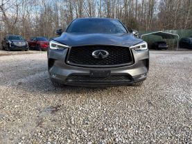 2021 INFINITI QX50 SUV 4-CYL, TURBO, 2.0 LITER LUXE SPORT UTILITY 4D at T&T Repairables - used car dealership in Spencer, Indiana.