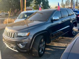 2014 JEEP GRAND CHEROKEE SUV V8, 5.7 LITER OVERLAND SPORT UTILITY 4D